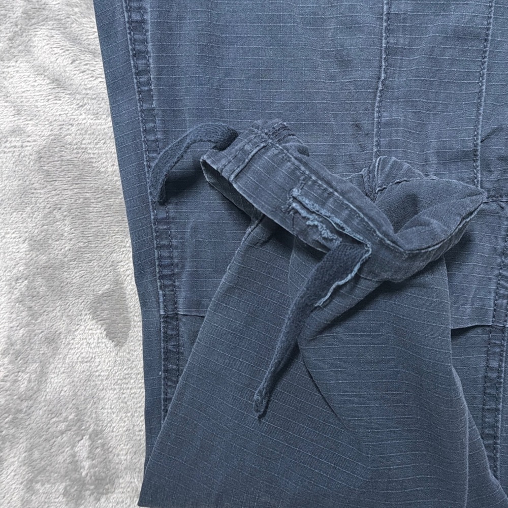 Aeropostale Cargo Pants Mens 30 Navy Blue Ripstop Cotton Outdoor Casual Skater - Picture 11 of 14